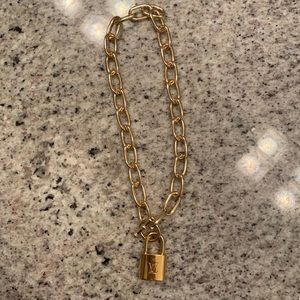 Authentic Louis Vuitton Lock Necklace
